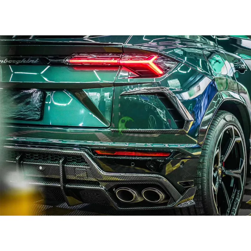 TopCar Style Dry Carbon Fiber Rear Bumper Vents For Lamborghini URUS 2018-2020