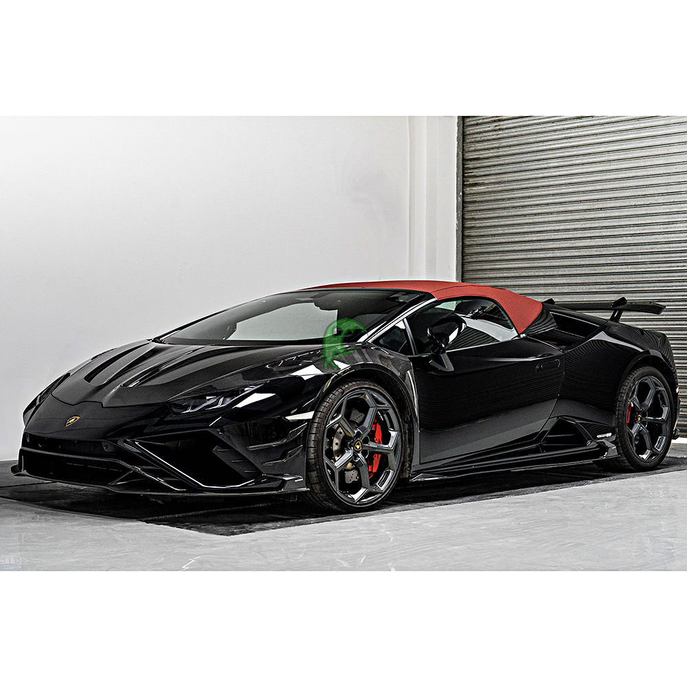 Paktechz Style Dry Carbon Fiber Front Lip for Lamborghini Huracan EVO RWD
