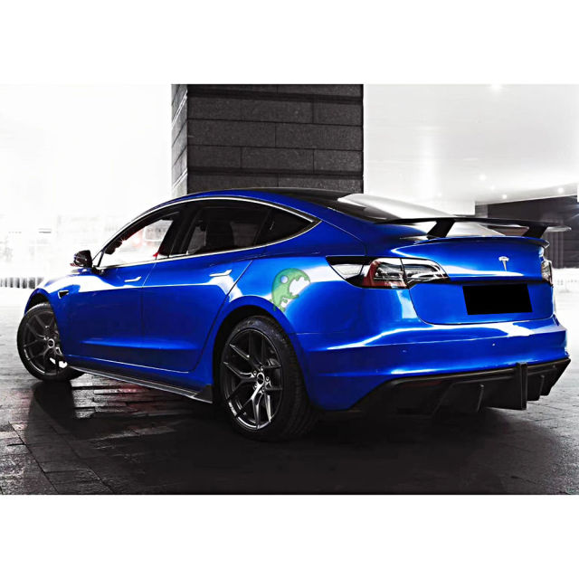 Robot Style Half Dry Carbon Fiber Body Kit For Tesla Model 3 2016-Present