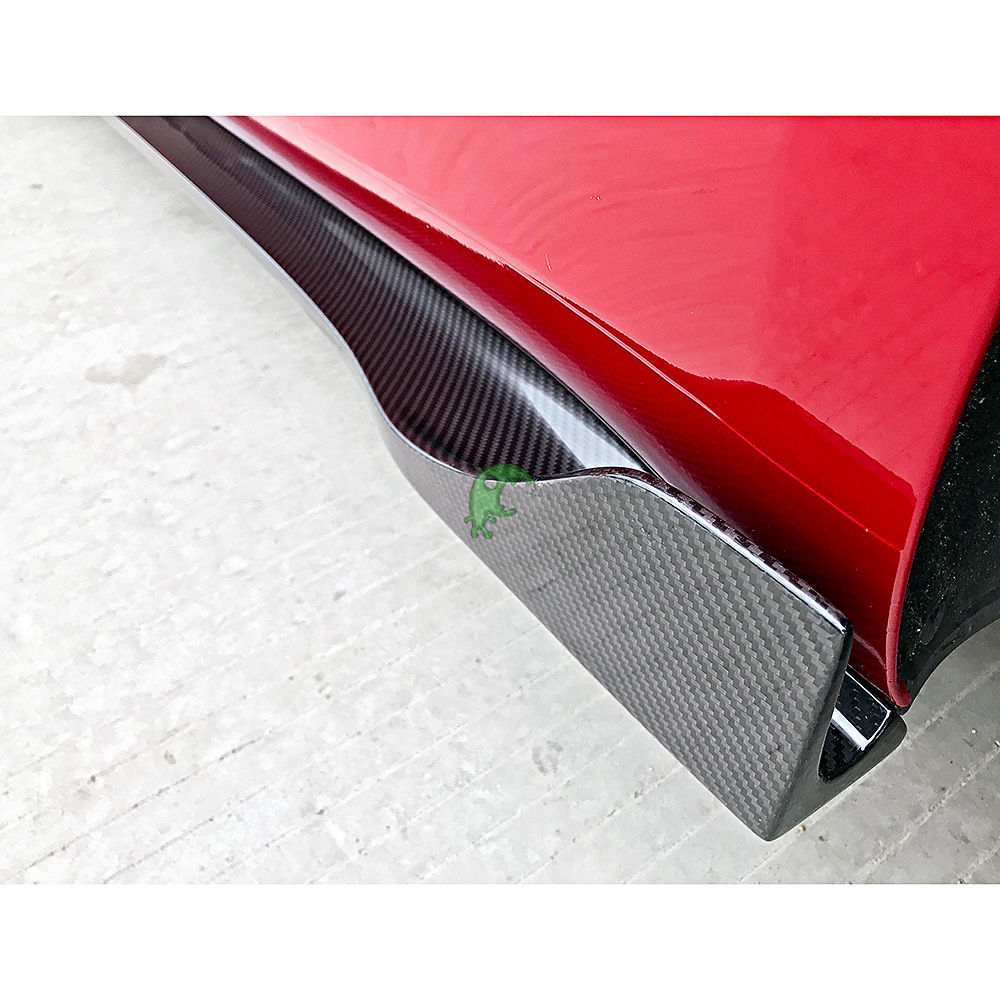 Vorsteiner Style Dry Carbon Fiber Side Skirt For Tesla Model 3 2016-Present