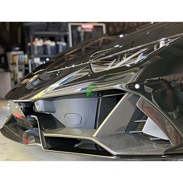 Novitec Style Dry Carbon Fiber Front Lip (5 pcs) For Lamborghini Huracan EVO 2019-2020
