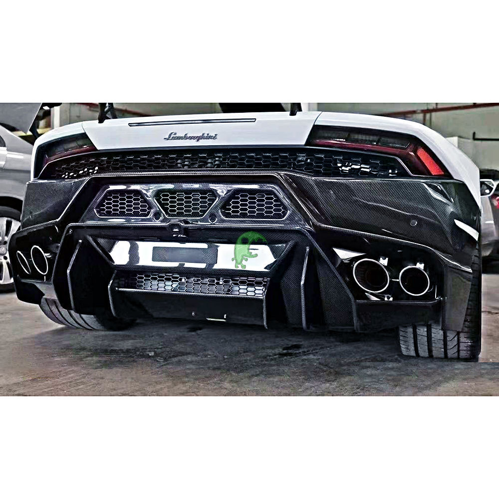 Vorsteiner Dry Forged Carbon Fiber Rear Bumper For LamborghinI Huracan 2014-2018