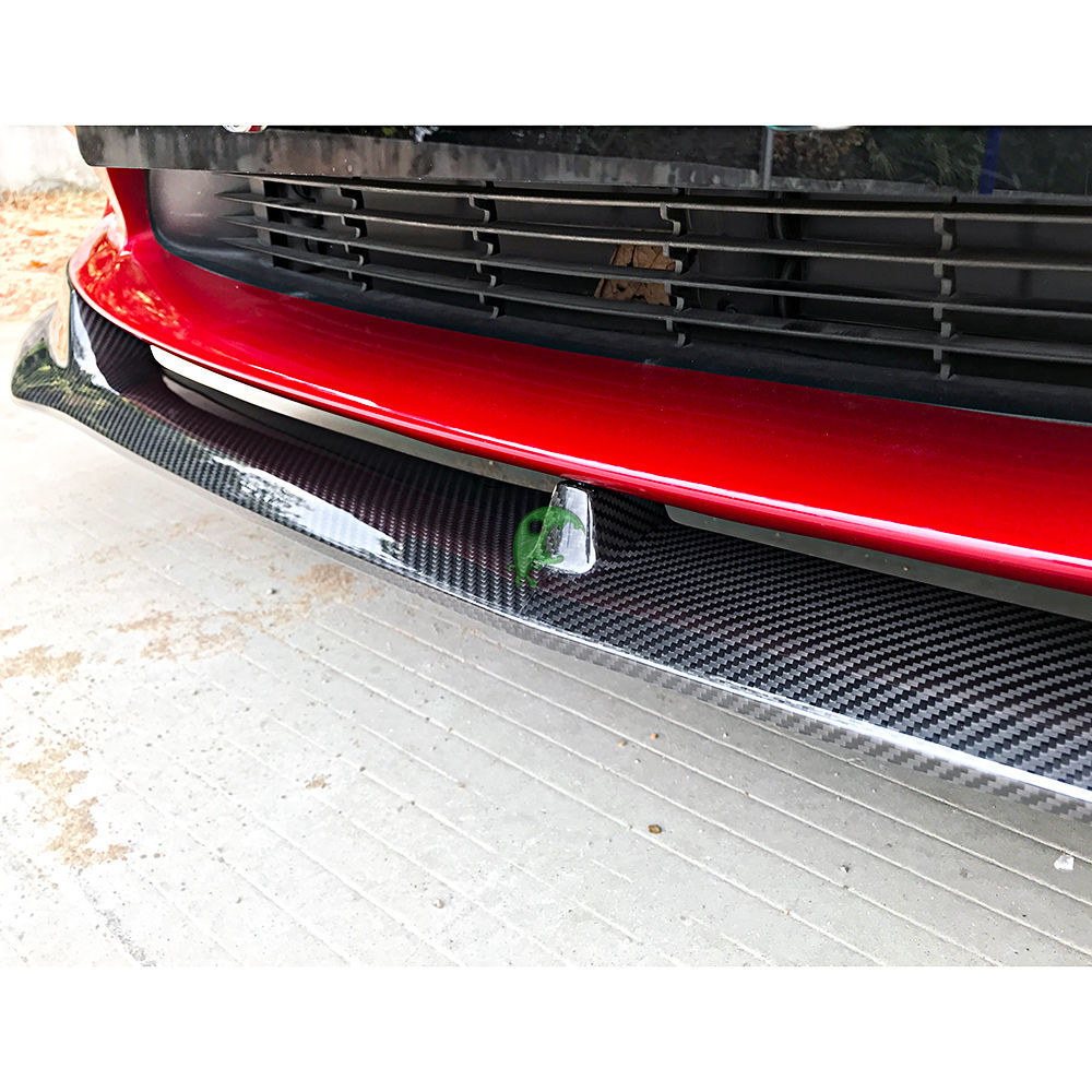 Vorsteiner Style Dry Carbon Fiber Front Lip For Tesla Model 3 2016-2019