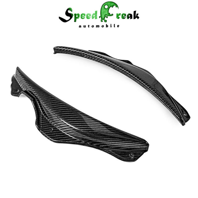 OEM Style Dry Carbon Fiber Front Side Air Inlet Trims For Ferrari SF90