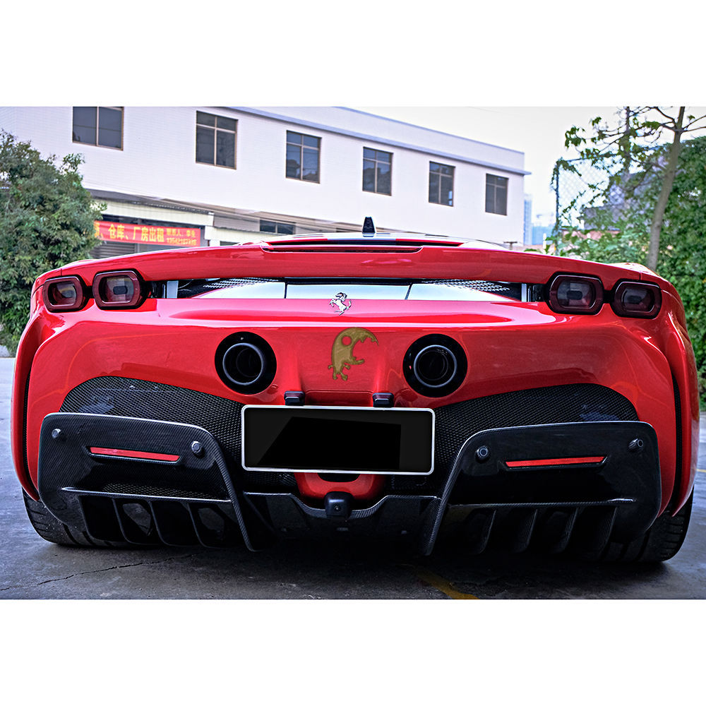 OEM Style Dry Carbon Fiber Rear Diffuser For Ferrari SF90