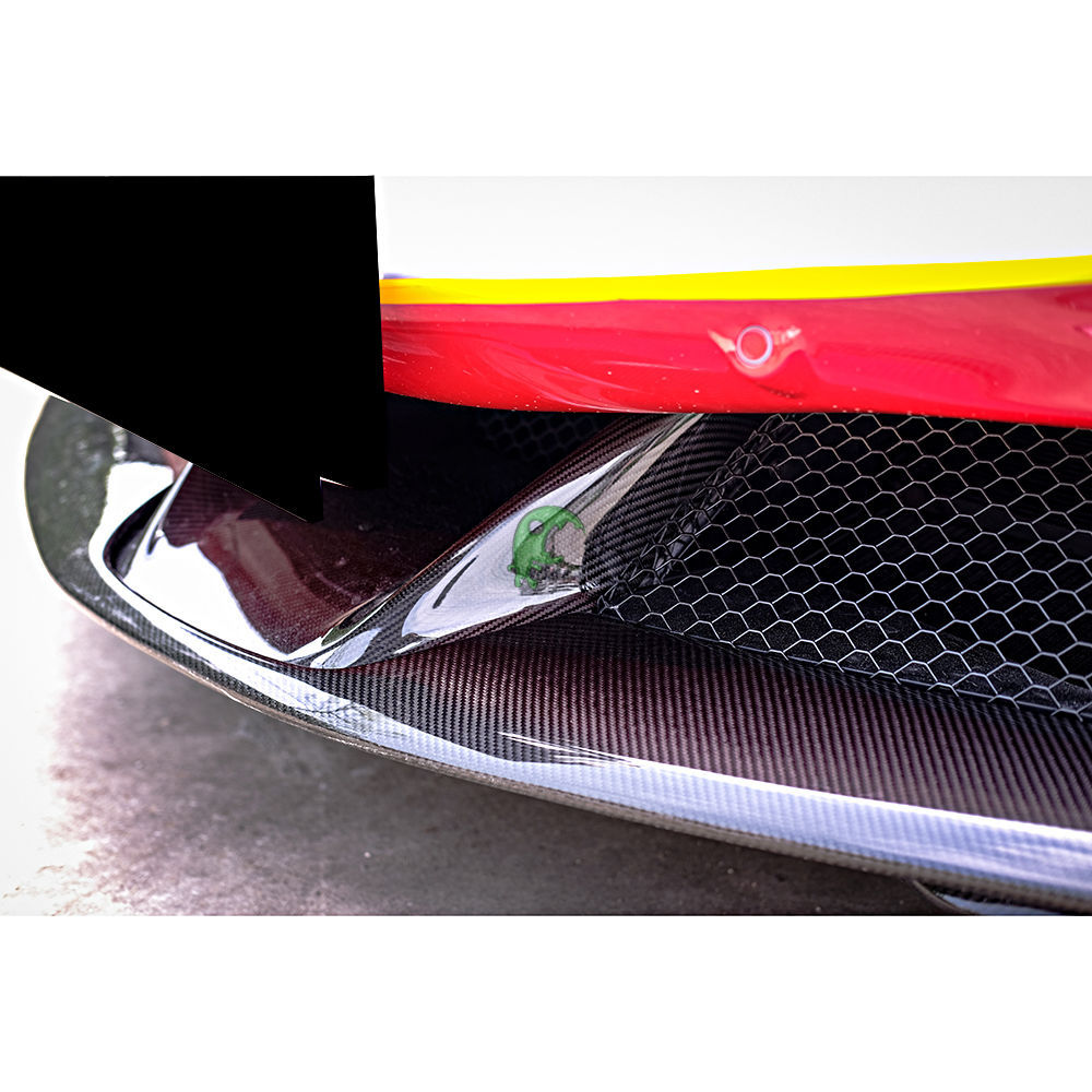 OEM Style Dry Carbon Fiber Lower Front Middle Air Intake For Ferrari SF90