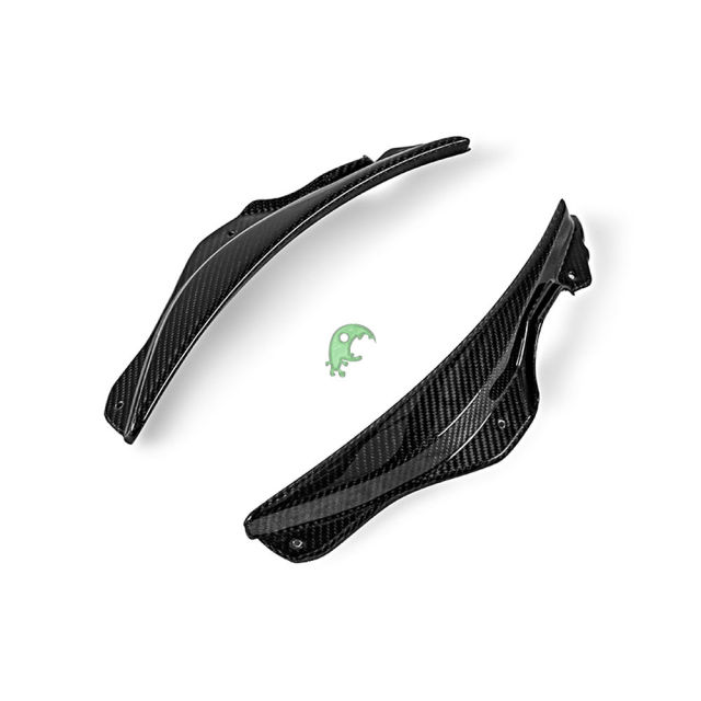 OEM Style Dry Carbon Fiber Front Side Air Inlet Trims For Ferrari SF90