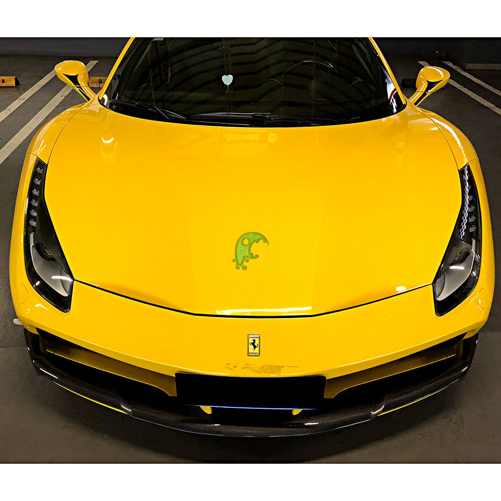Novitec Style Dry Carbon Fiber Front Lip For Ferrari 488 GTB Spider 2015-2018