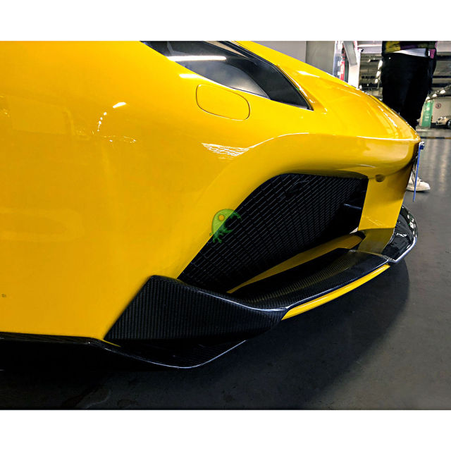 Novitec Style Dry Carbon Fiber Front Splitter For Ferrari 488 GTB Spider 2015-2018