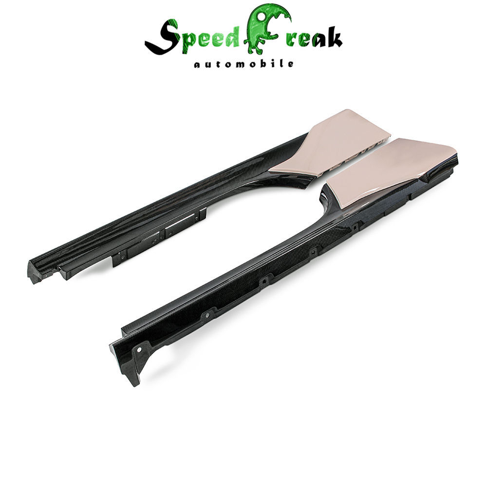 OEM Style Dry Carbon Fiber Side Skirts For Ferrari SF90