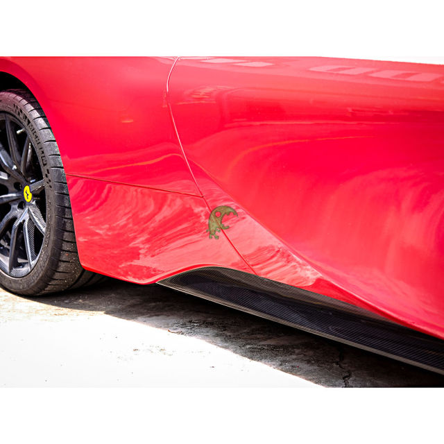 OEM Style Dry Carbon Fiber Side Skirts For Ferrari SF90