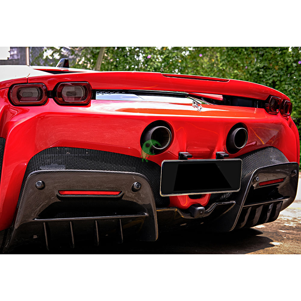 OEM Style Dry Carbon Fiber Rear Diffuser For Ferrari SF90