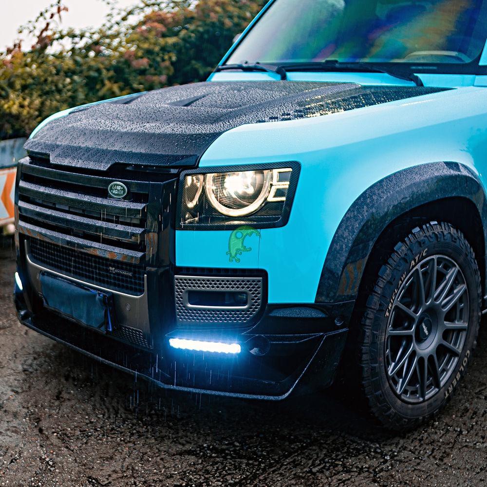 Camo Dry Carbon Fiber Engine Bonnet Hood For Land Rover Defender 110 90 L663 2020-Present