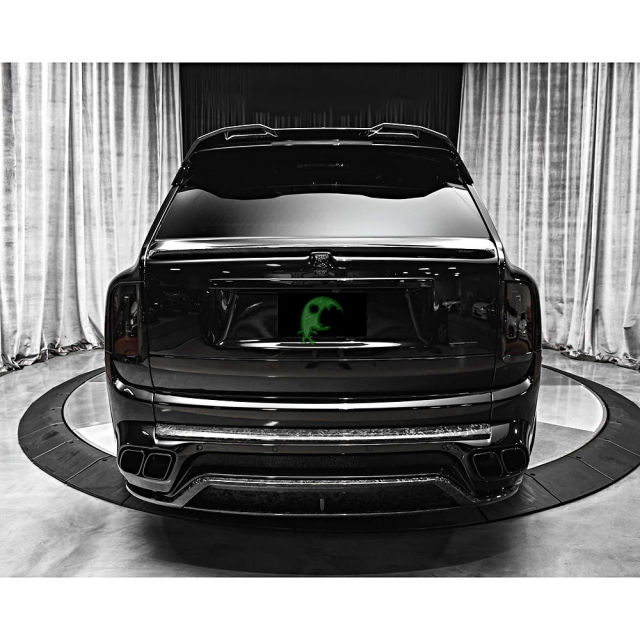 Mansory Style Forged Dry Carbon Fiber Roof Spoiler Wing For Rolls Royce Cullinan