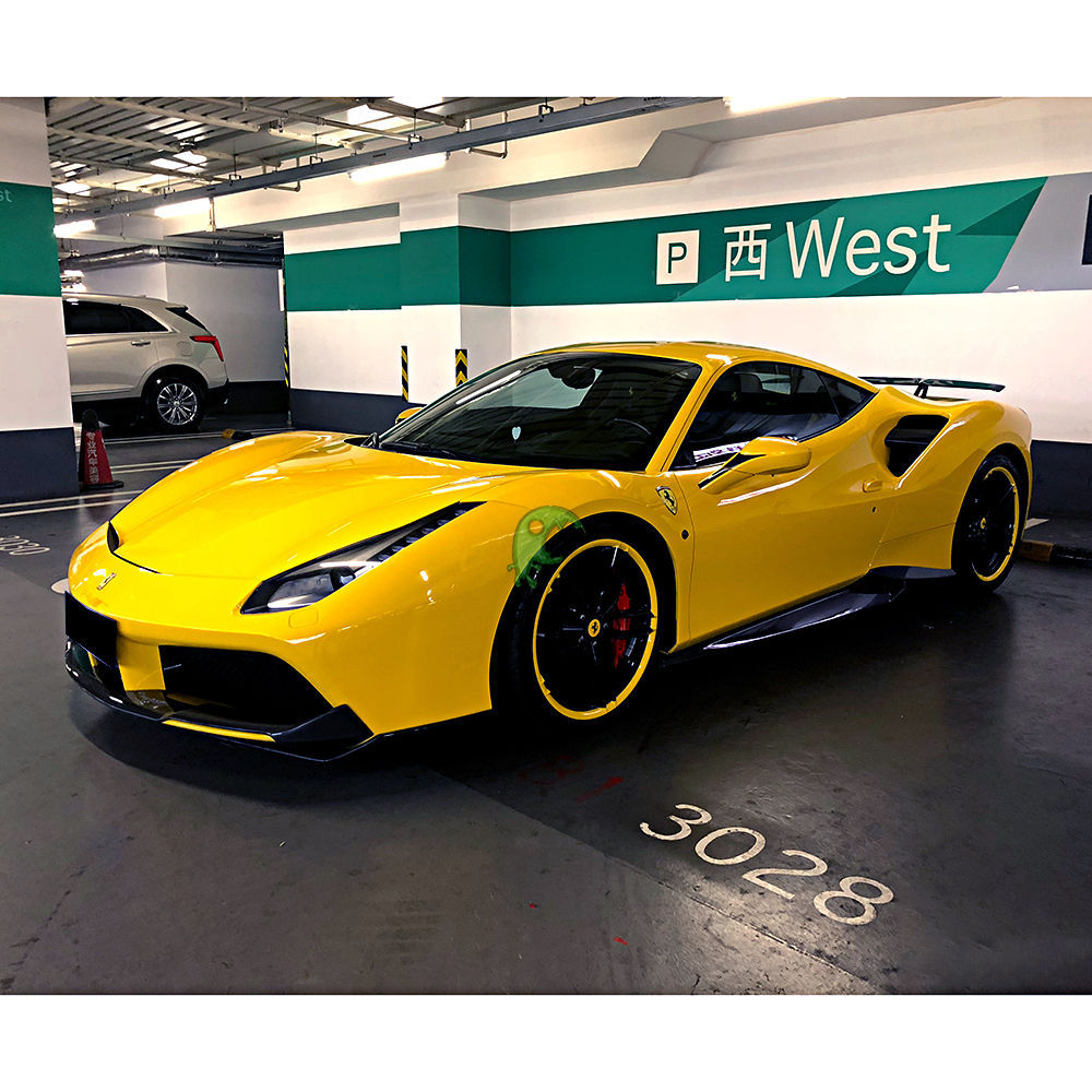 Novitec Style Dry Carbon Fiber Front Splitter For Ferrari 488 GTB Spider 2015-2018