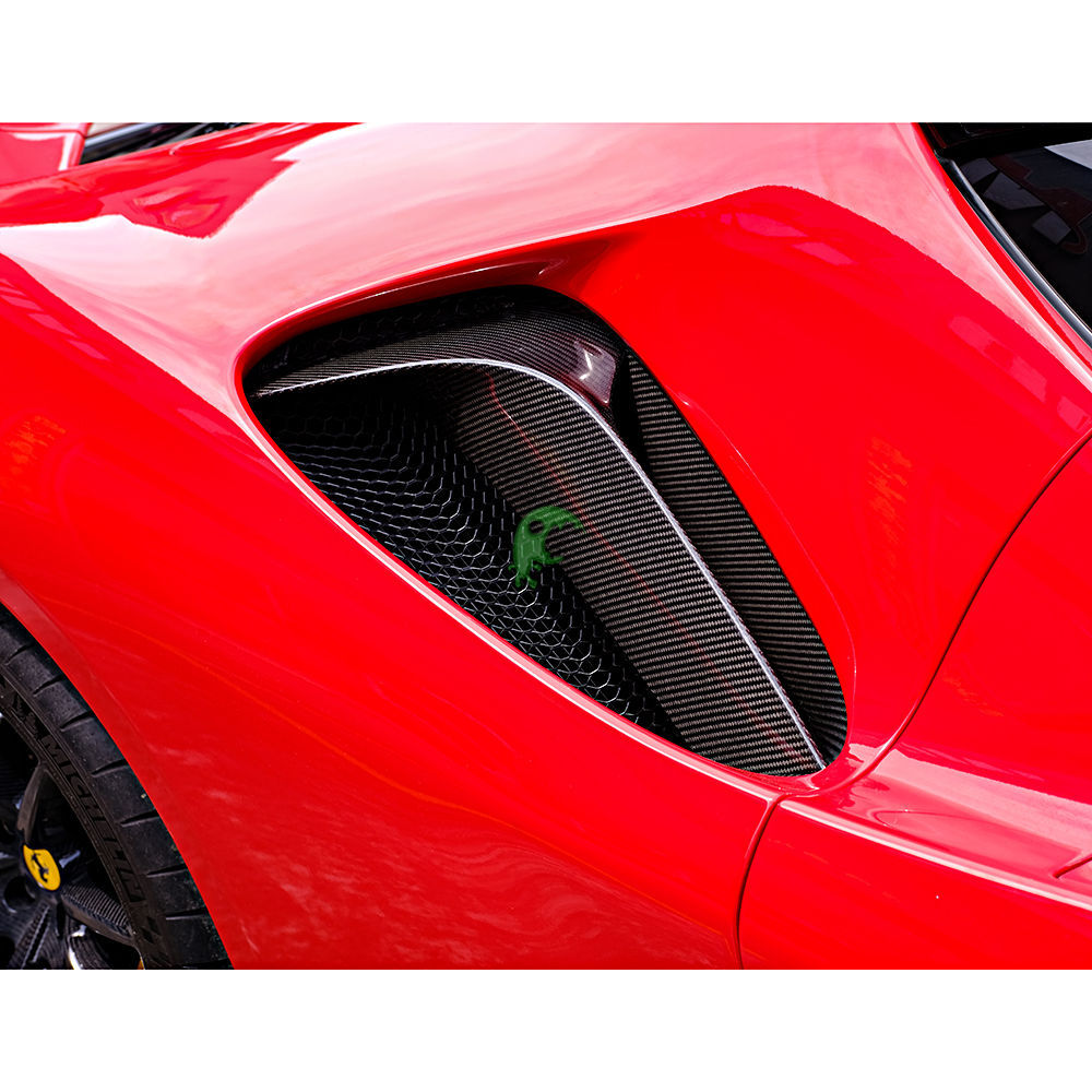 OEM Style Dry Carbon Fiber Side Vent Air Intake For Ferrari SF90
