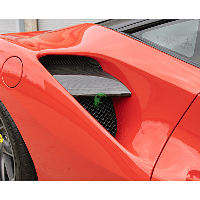 Novitec-Style Dry Carbon Fiber Side Vent For Ferrari 488 GTB Spider 2015-2018