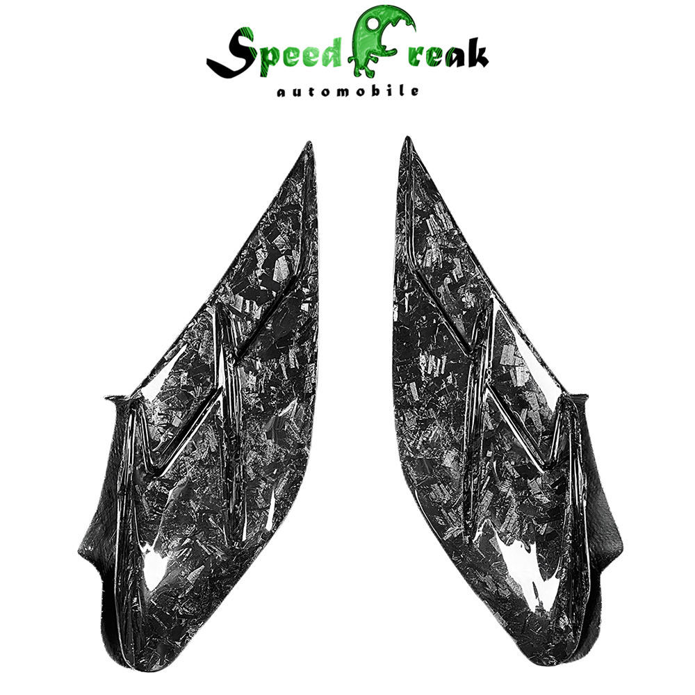Capristo Style Forged Dry Carbon Fiber Side Air Intake Panels For Ferrari 488 GTB 2015-2018