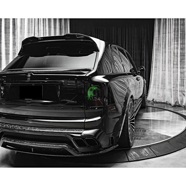 Mansory Style Forged Dry Carbon Fiber Roof Spoiler Wing For Rolls Royce Cullinan