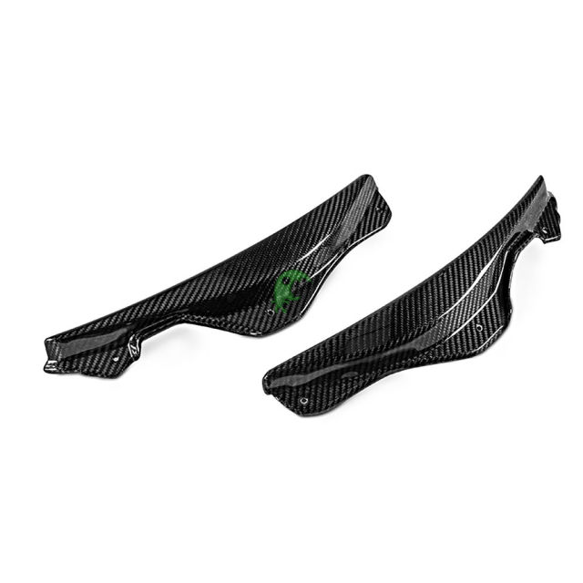 OEM Style Dry Carbon Fiber Front Side Air Inlet Trims For Ferrari SF90