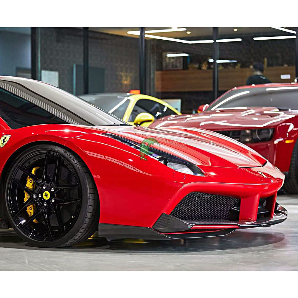 Novitec Style Dry Carbon Fiber Front Lip For Ferrari 488 GTB Spider 2015-2018