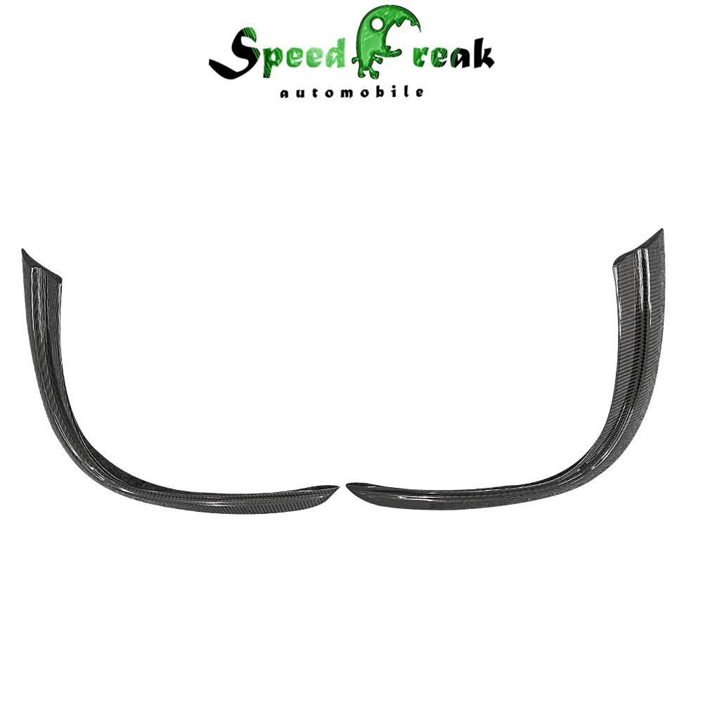 Speed Freak Style Dry Carbon Fiber Front Bumper Canards For Mercedes Benz GLE Class 450 2020-Present