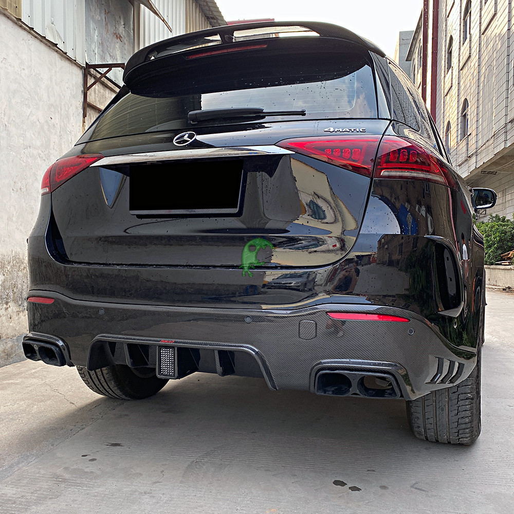 Speed Freak Style Dry Carbon Fiber Rear Roof Spoiler For Mercedes Benz GLE 450 2020-Present