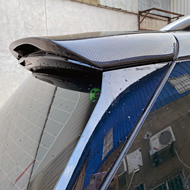 Speed Freak Style Dry Carbon Fiber Rear Roof Spoiler For Mercedes Benz GLE 450 2020-Present