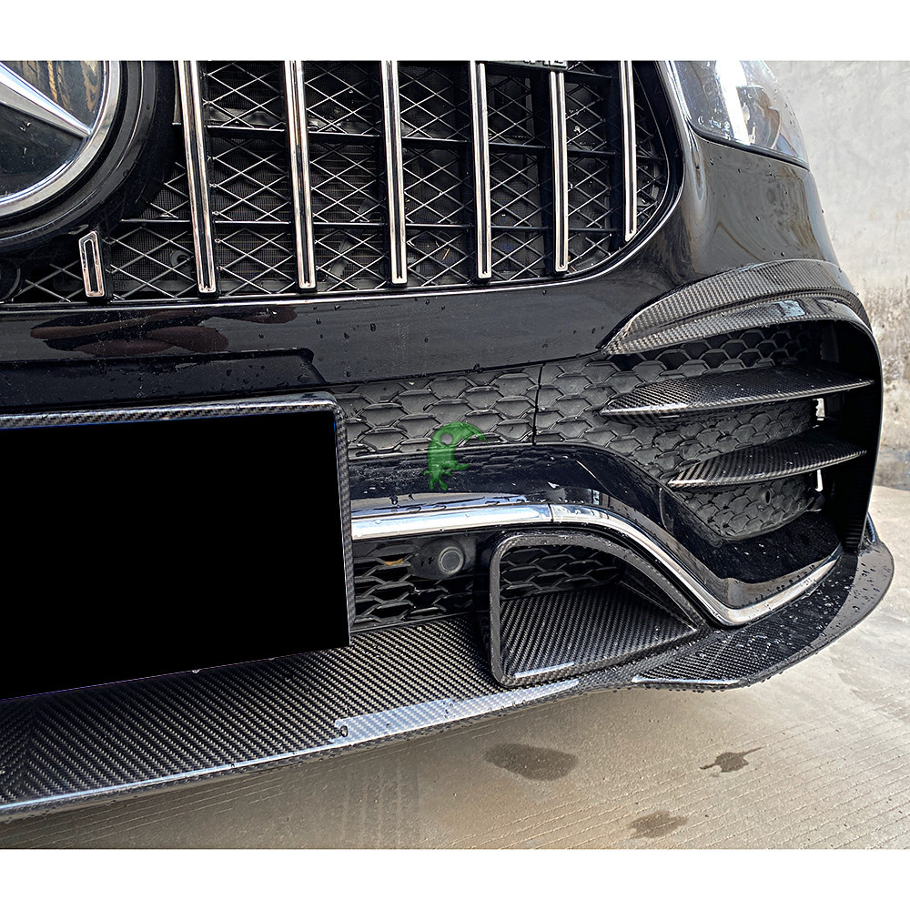 Speed Freak Style Dry Carbon Fiber Front Bumper Vents For Mercedes Benz GLE Class 450 2020-Present