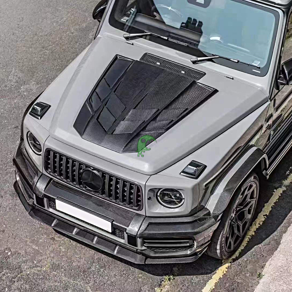 Speed Freak Style Dry Carbon Fiber Hood For Mercedes Benz G-Class W464 AMG G63 2018-2020