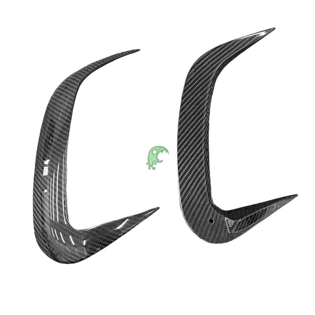 Speed Freak Style Dry Carbon Fiber Rear Bumper Canards For Mercedes Benz GLE 450 2020-Present