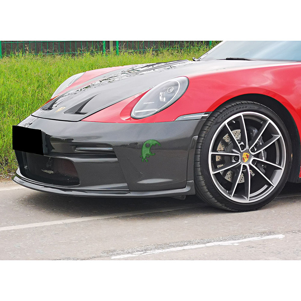 GT3 Style Full Dry Carbon Fiber Front Bumper For Porsche 911 992 Carrera & S 2018-Present