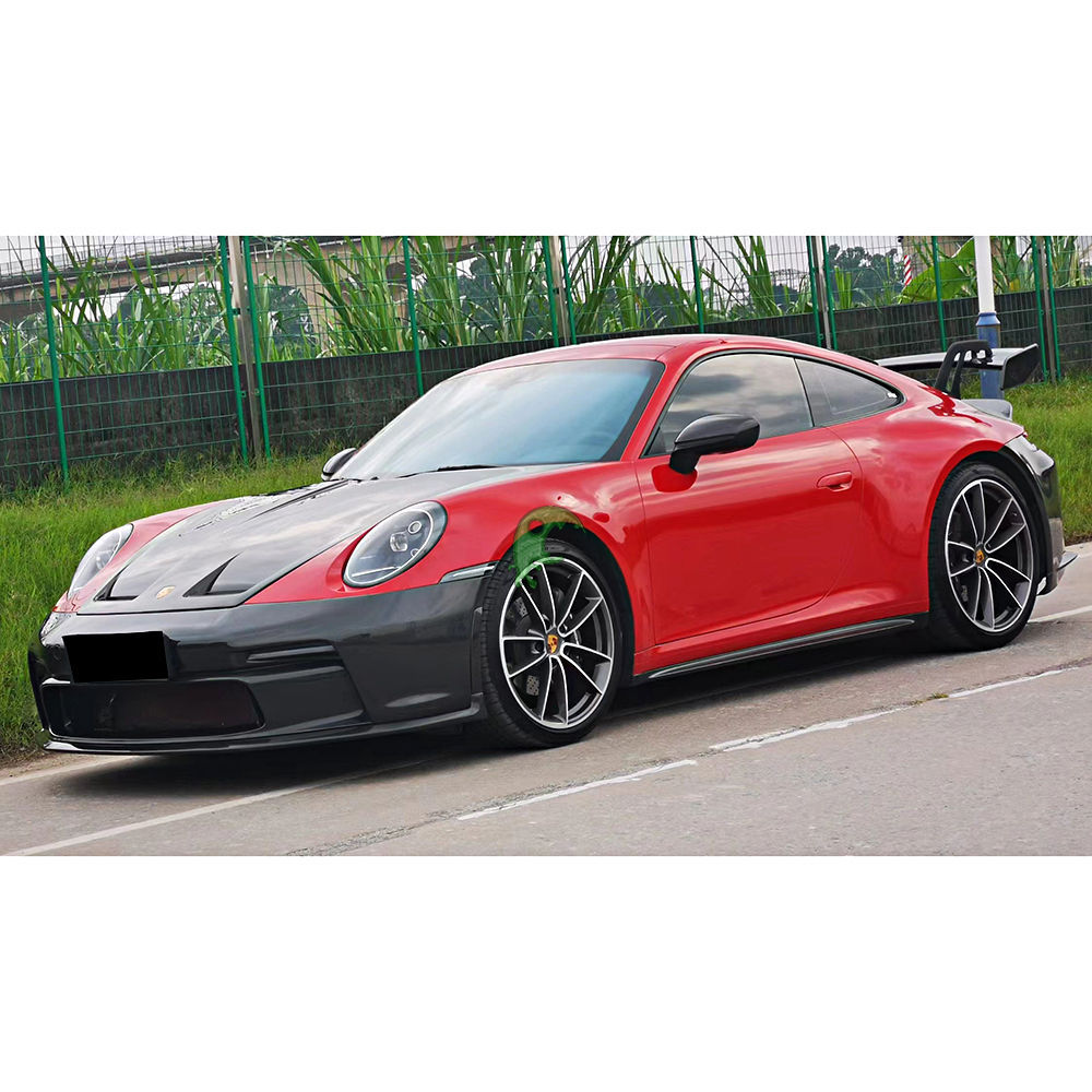 GT3 Style Dry Carbon Fiber Side Skirt For Porsche 911 992 Carrera & S 2018-Present