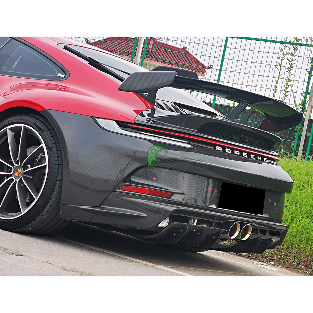 GT3 Style Dry Carbon Fiber Rear Diffuser For Porsche 911 992 Carrera & S 2018-Present