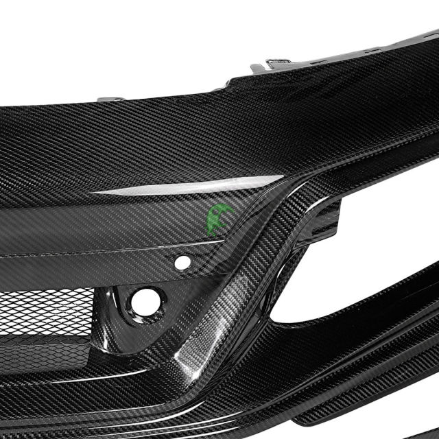TechArt Style Dry Carbon Fiber Front Bumper For Porsche 911 992 Carrera &amp; S 2018-Present