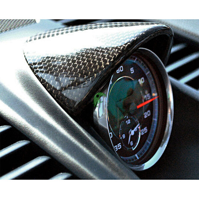 Dry Carbon Fiber Compass Cover For Porsche 911 992 Carrera & S 2018-Present