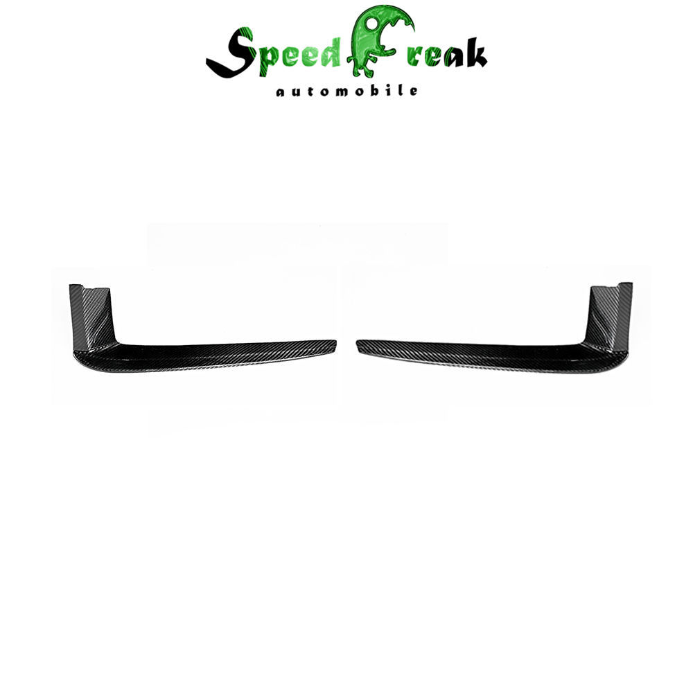 OEM Style Dry Carbon Fiber Front Bumper Vent Cover Trims For Porsche 911 992 Carrera 2018-Present