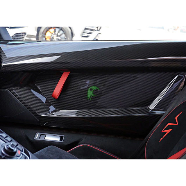SVJ Style Dry Carbon Fiber Inner Door Panels For Aventador LP700-4 LP720 LP750