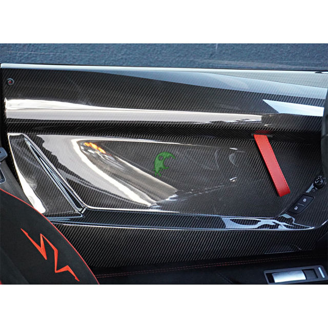 SVJ Style Dry Carbon Fiber Inner Door Panels For Aventador LP700-4 LP720 LP750