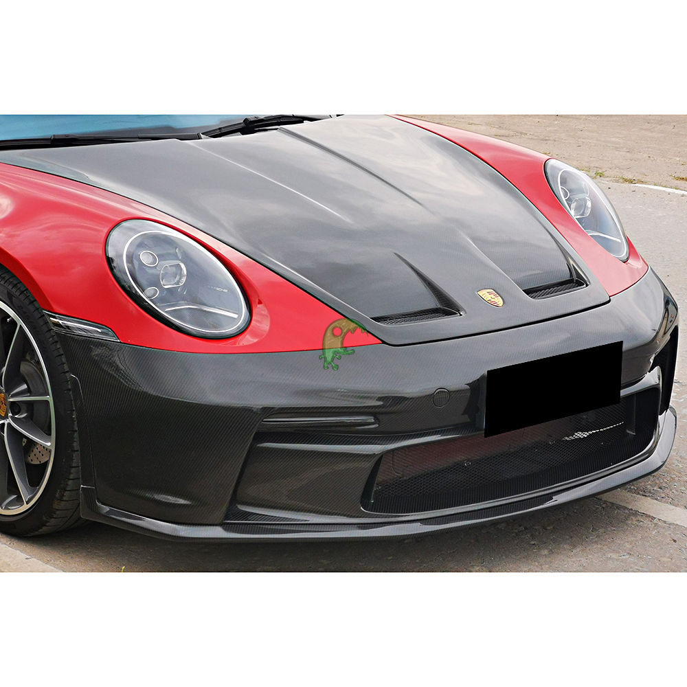 GT3 Style Full Dry Carbon Fiber Front Bumper For Porsche 911 992 Carrera & S 2018-Present