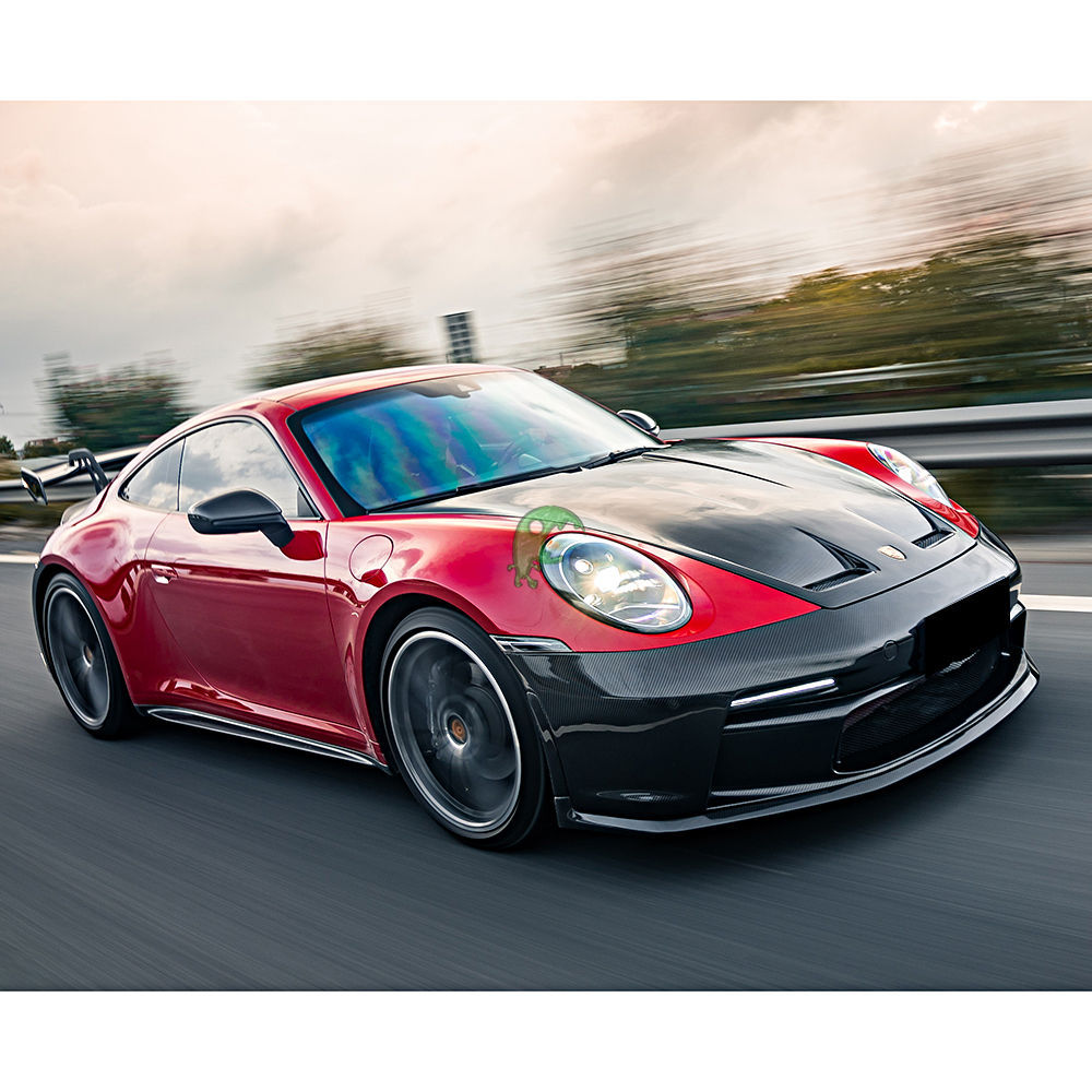 GT3 Style Dry Carbon Fiber Hood For Porsche 911 992 Carrera & S 2018-Present