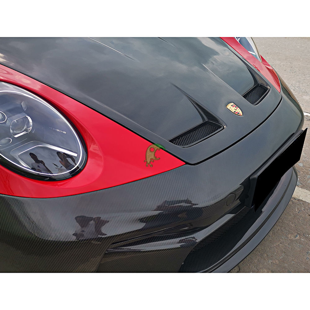 GT3 Style Dry Carbon Fiber Hood For Porsche 911 992 Carrera & S 2018-Present