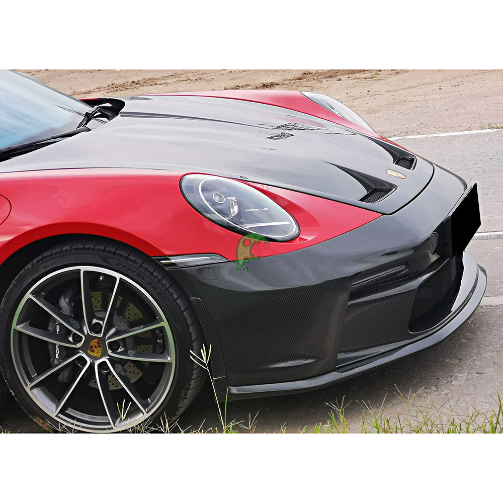 GT3 Style Full Dry Carbon Fiber Front Bumper For Porsche 911 992 Carrera & S 2018-Present
