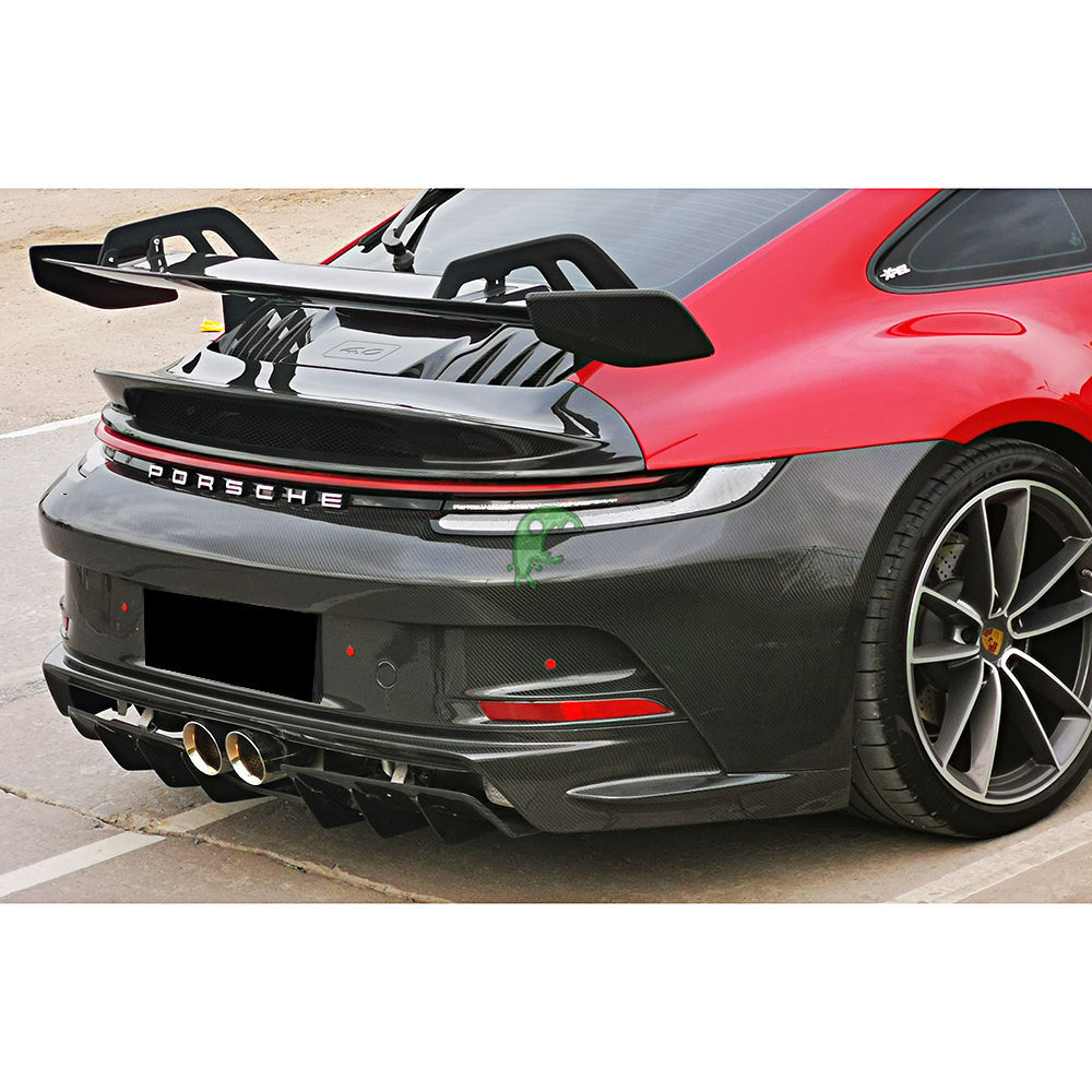 GT3 Style Dry Carbon Fiber Rear Diffuser For Porsche 911 992 Carrera & S 2018-Present