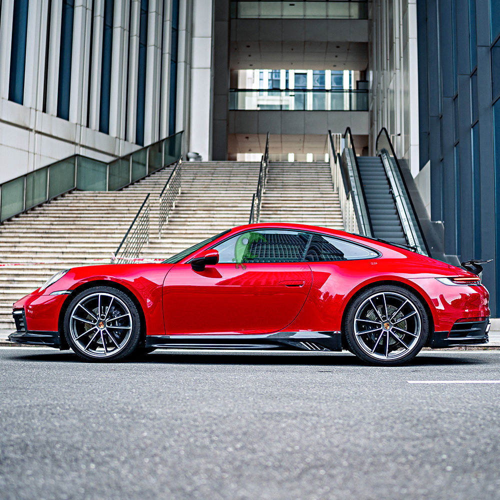 Speed Freak Style Dry Carbon Fiber Side Skirt For Porsche 911 992 Carrera & S 2018-Present