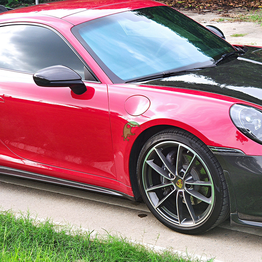 GT3 Style Dry Carbon Fiber Side Skirt For Porsche 911 992 Carrera & S 2018-Present