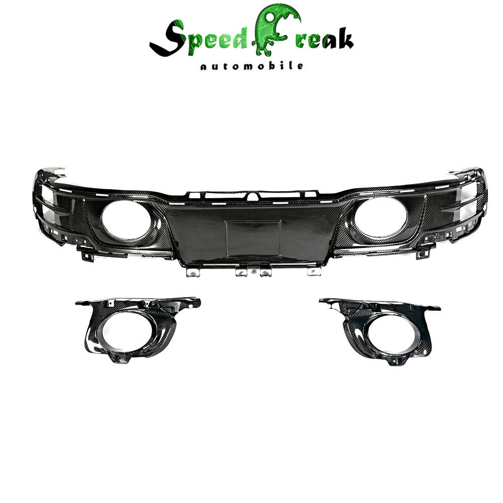 OEM Style Dry Carbon Fiber Rear Diffuser (Normal Version) For Porsche 911 992 Carrera S 2018-Present