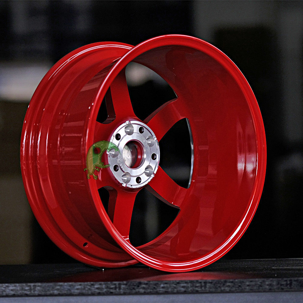 JDM Style Forged Wheel 1 Piece Design Customization By T6061-T6 Aluminum Alloy