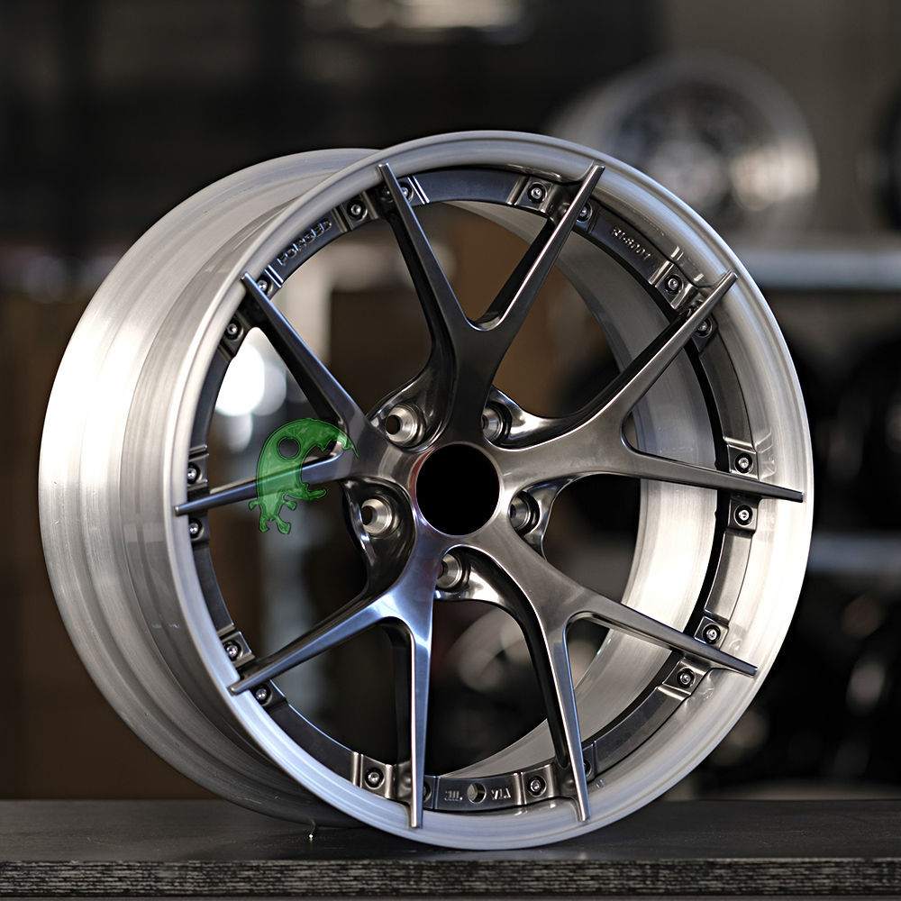 BBS Style Forged Wheel 2 Pieces Design Customization By T6061-T6 Aluminum Alloy