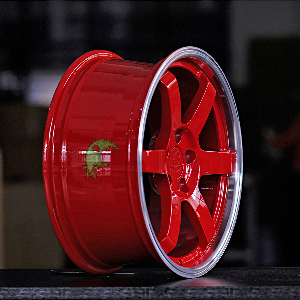 JDM Style Forged Wheel 1 Piece Design Customization By T6061-T6 Aluminum Alloy